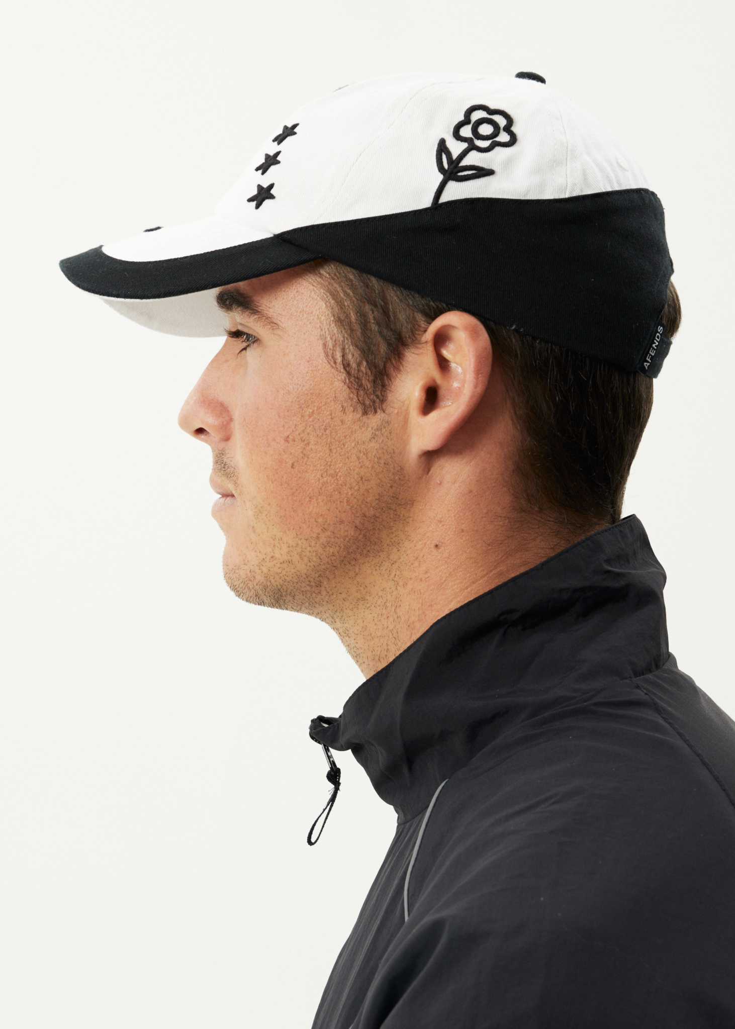 AFENDS Womens Games - Panelled Cap - White / Black