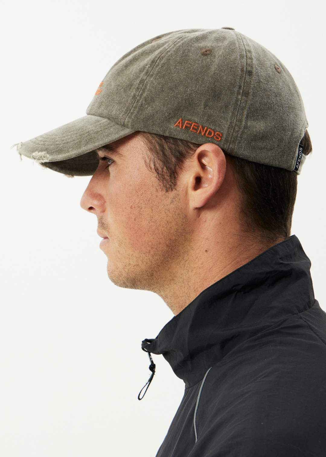 AFENDS Womens Fatigued - Panelled Cap - Coffee