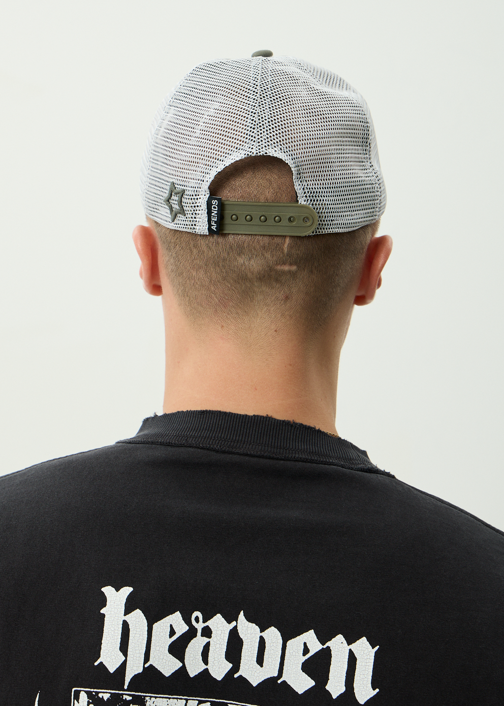 AFENDS Mens Sonoran - Six Panel Mesh Cap - Sycamore