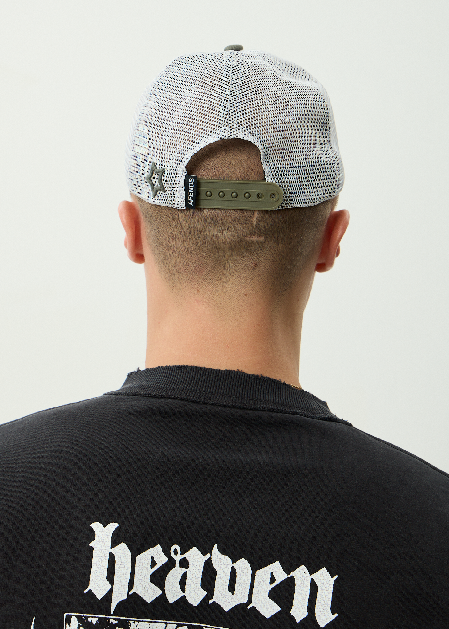 AFENDS Mens Sonoran - Six Panel Mesh Cap - Sycamore