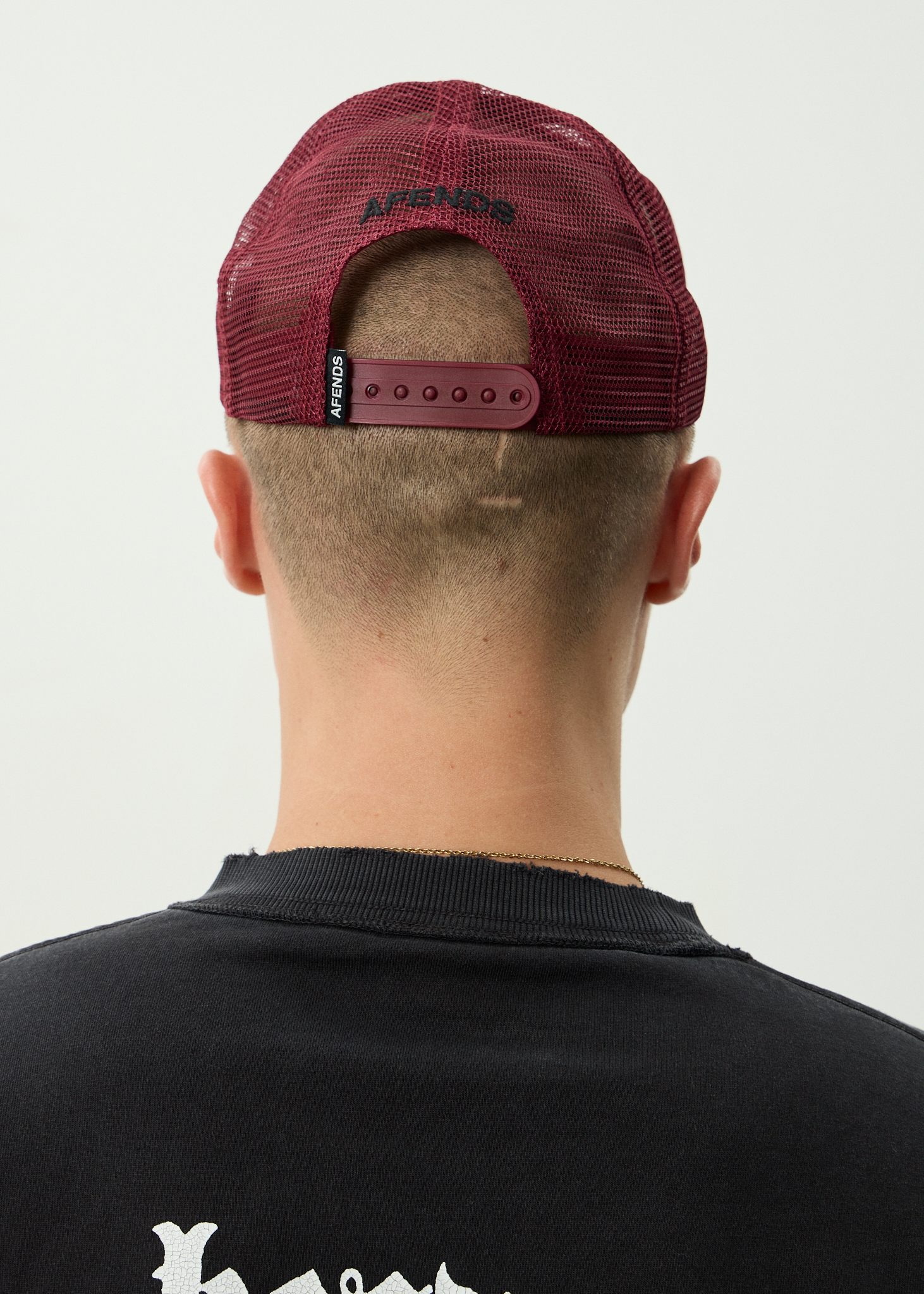 AFENDS Mens Heaven - Recycled Trucker Cap - White