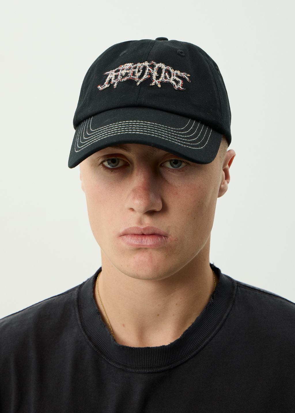 AFENDS Mens Kharma - Six Panel Cap - Black
