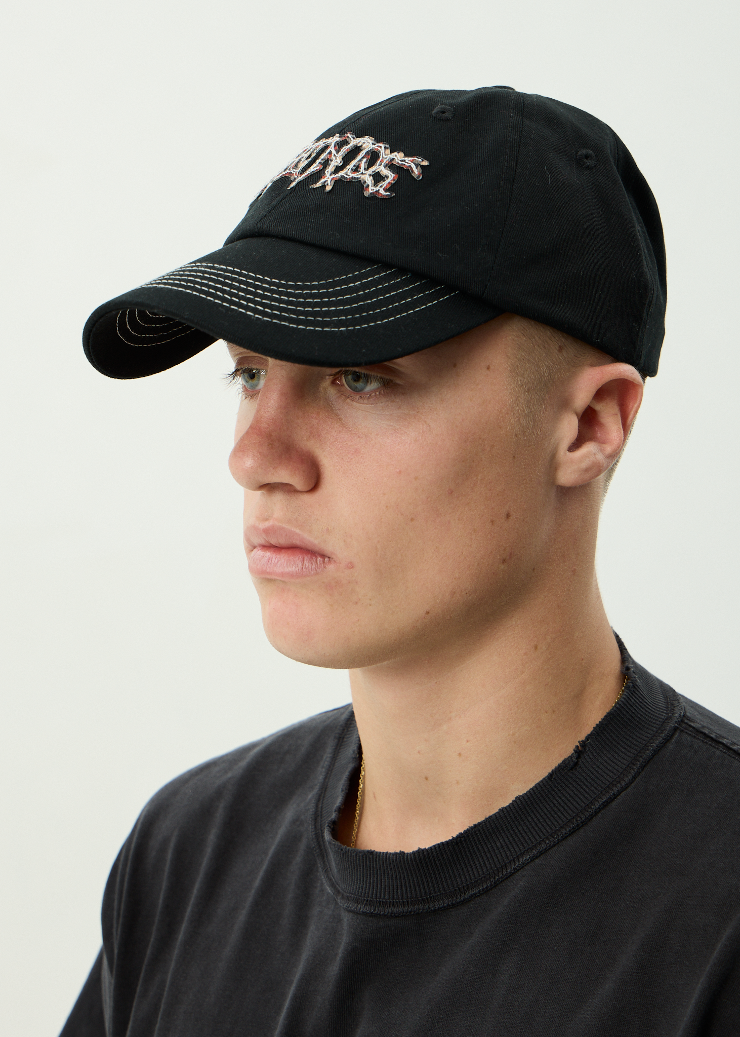 AFENDS Mens Kharma - Six Panel Cap - Black