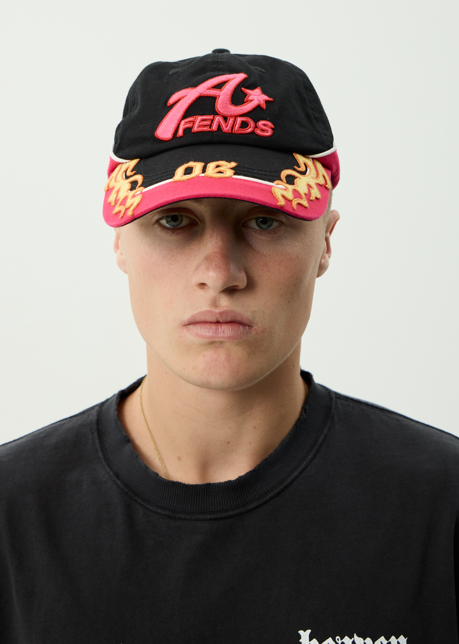 AFENDS Womens Derby - Recycled Panelled Cap - Black