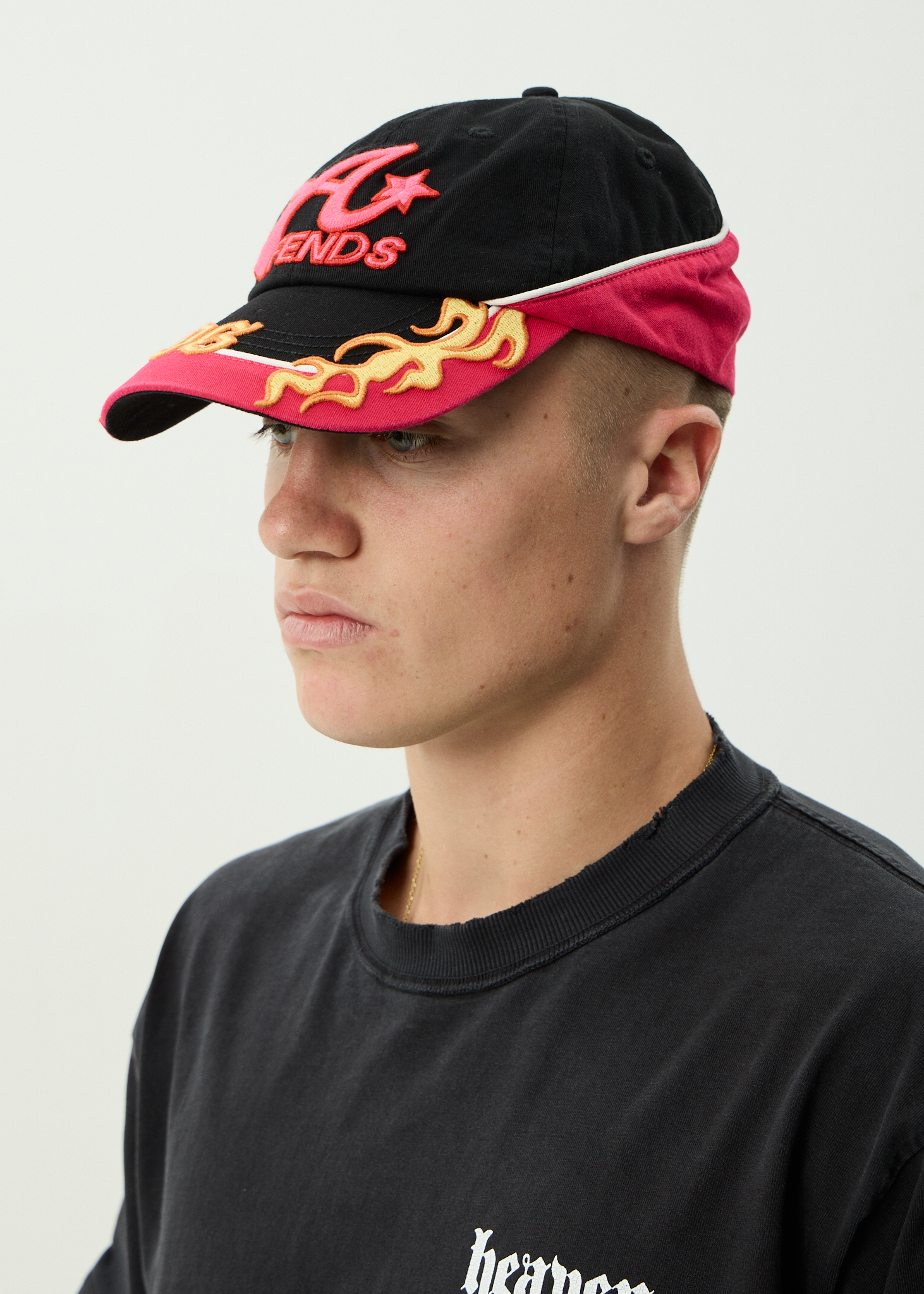 AFENDS Womens Derby - Recycled Panelled Cap - Black