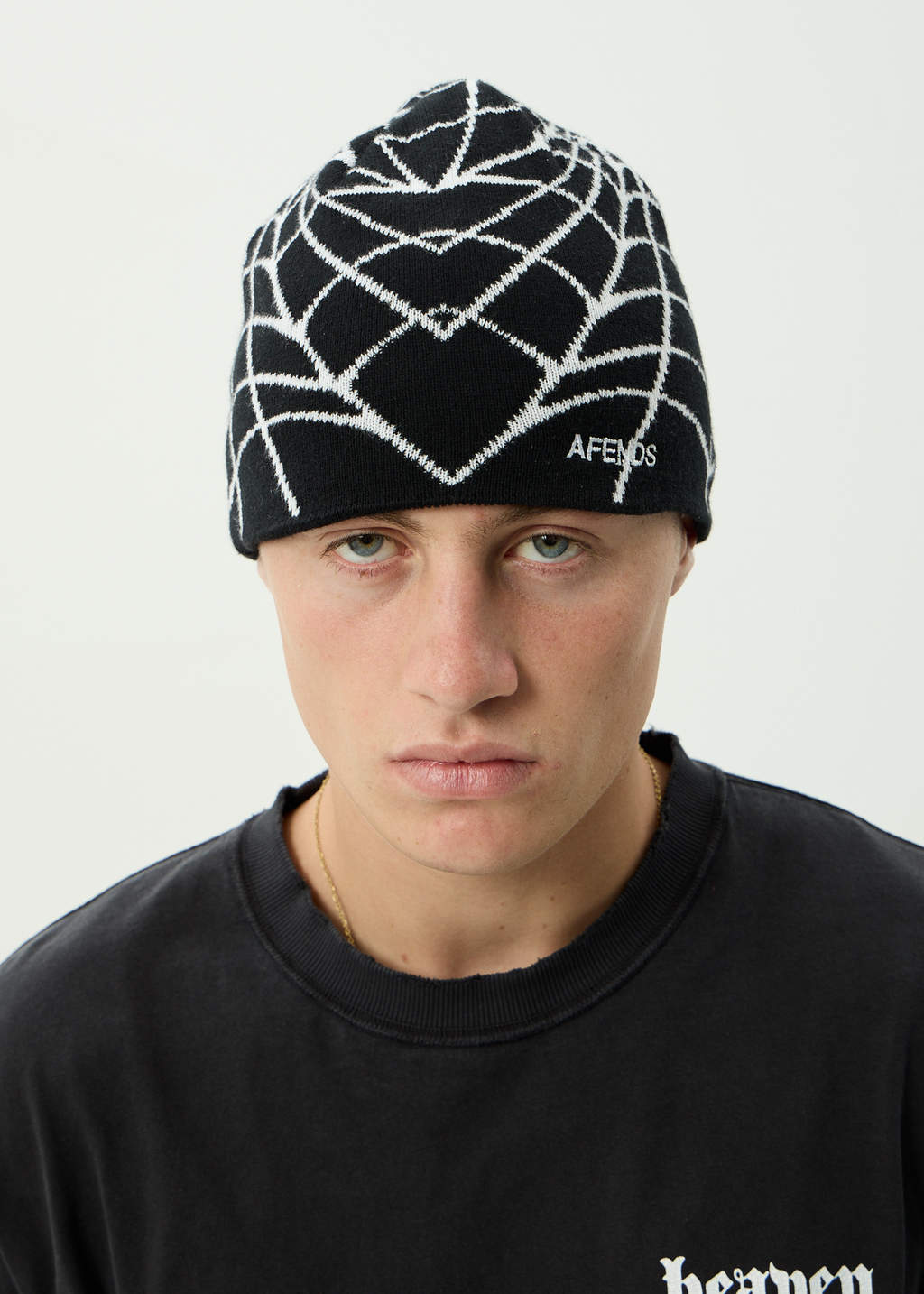 AFENDS Mens Supply - Recycled Beanie - Black