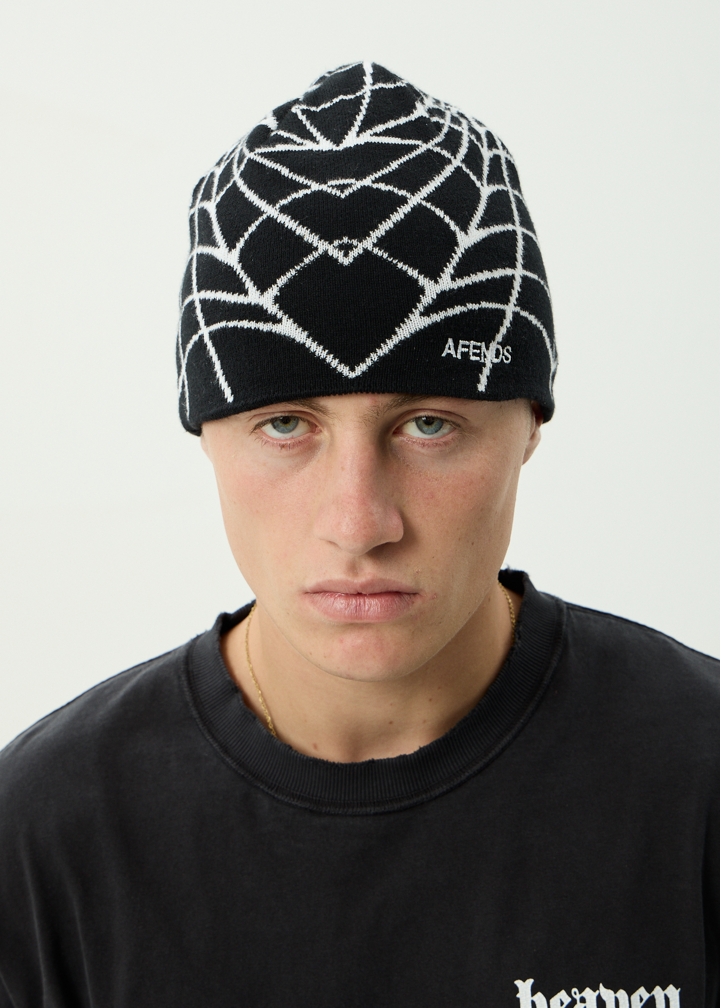 AFENDS Mens Supply - Recycled Beanie - Black