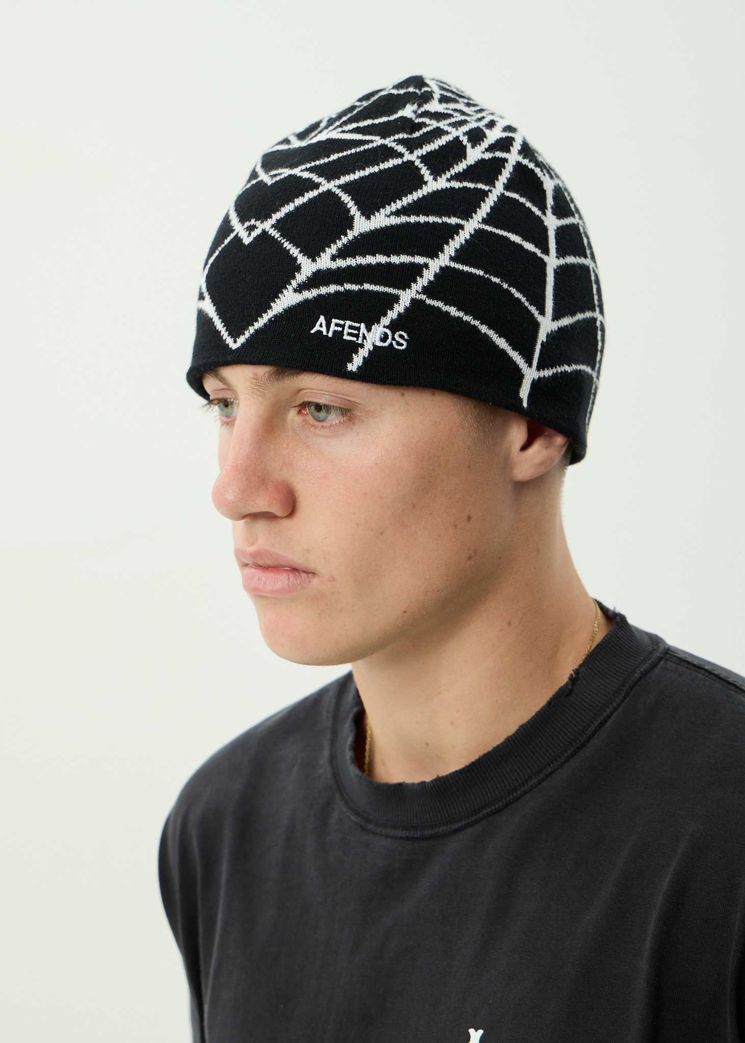 AFENDS Mens Supply - Recycled Beanie - Black