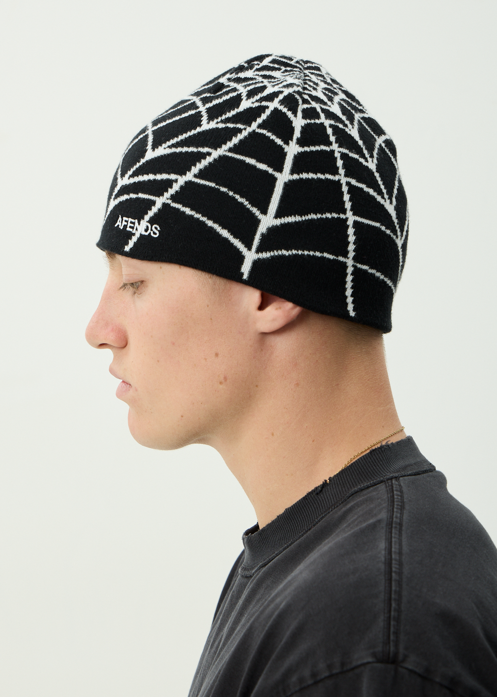 AFENDS Mens Supply - Recycled Beanie - Black