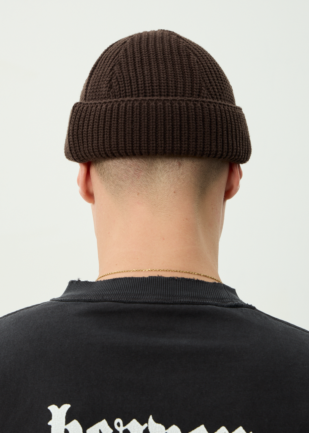 AFENDS Mens Thc - Hemp Wharfie Beanie - Coffee