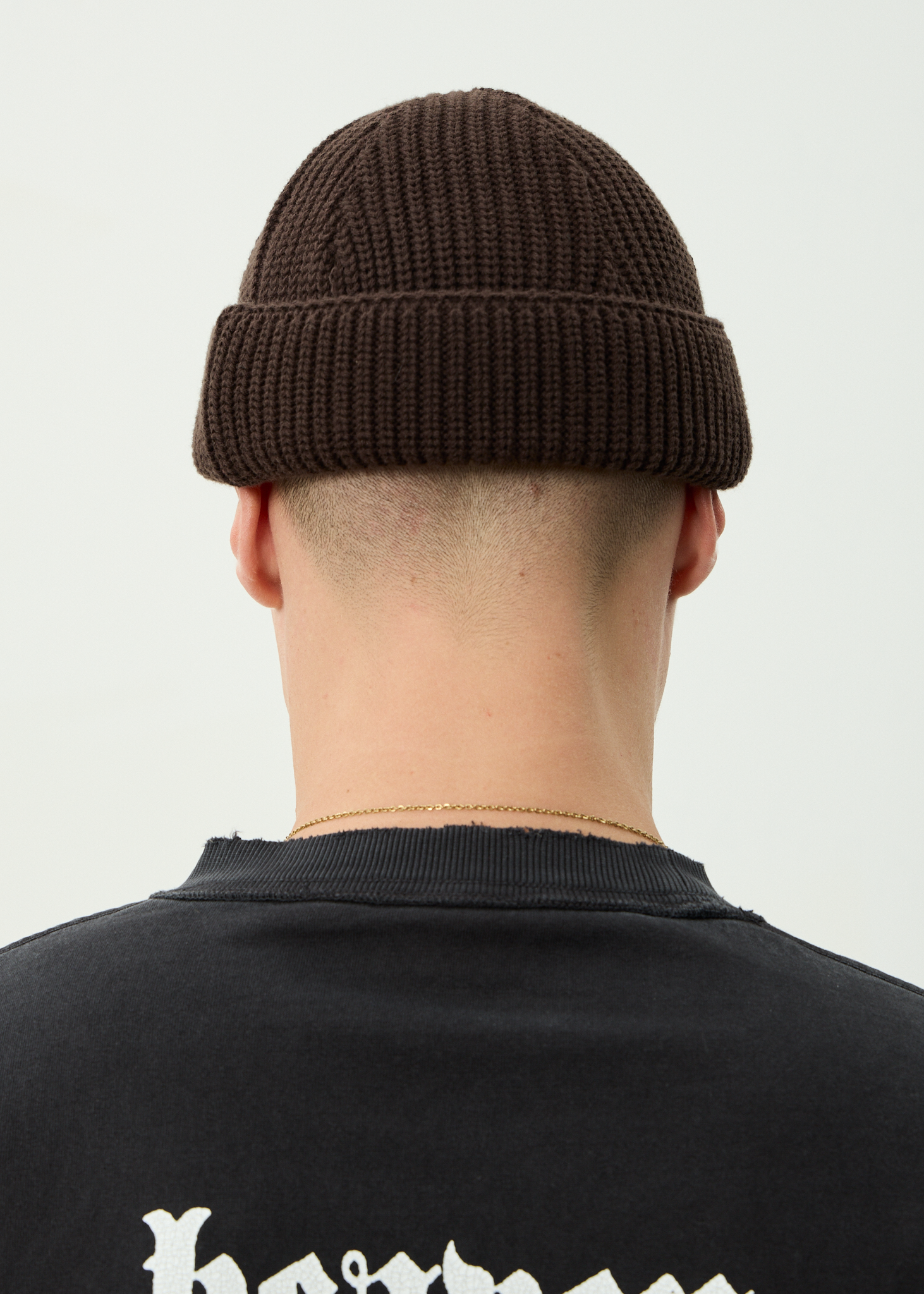 AFENDS Mens Thc - Hemp Wharfie Beanie - Coffee