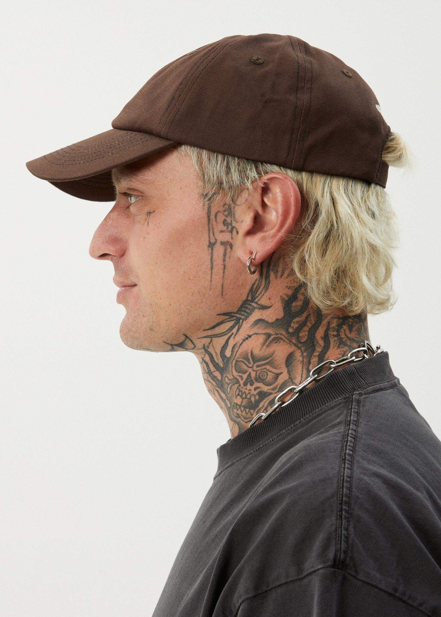 AFENDS Mens Core - Six Panel Cap - Coffee