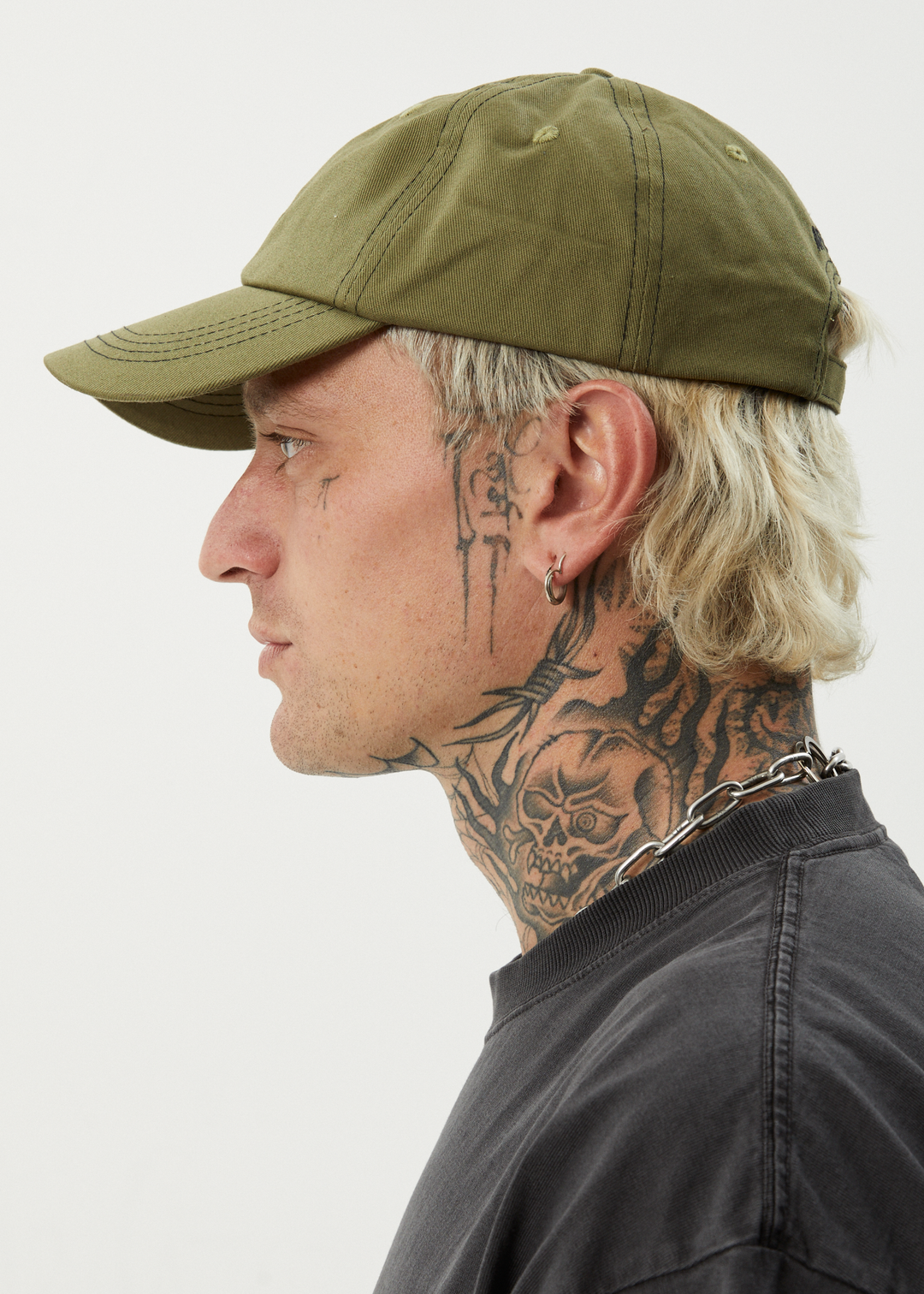 AFENDS Mens Core - Six Panel Cap - Military