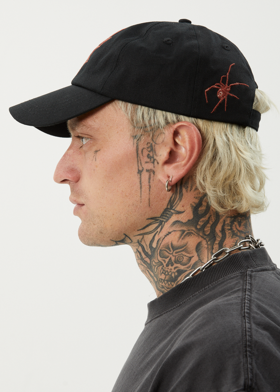 AFENDS Mens Webhead - Six Panel Cap - Black