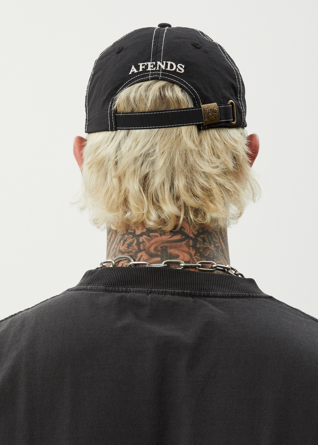 AFENDS Mens Cosmic Con - Six Panel Cap - Black