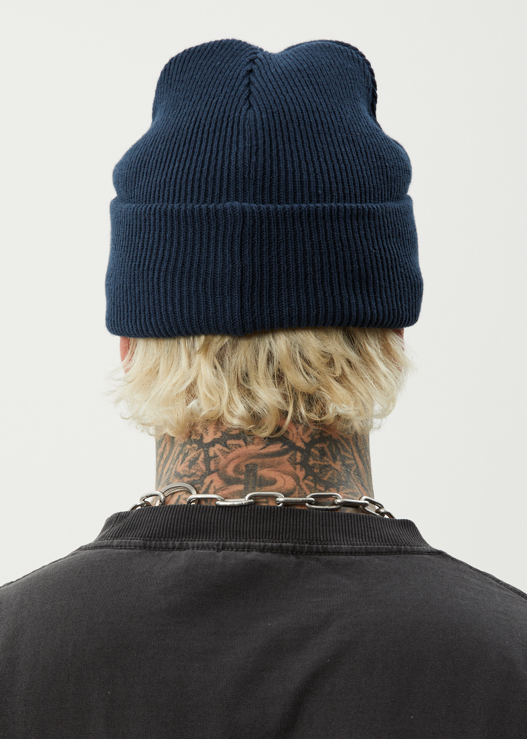 AFENDS Mens Hometown - Beanie - Navy