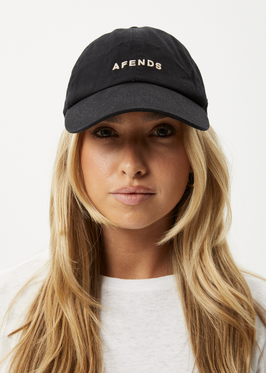 AFENDS Womens Daylight - Panelled Cap - Stone Black