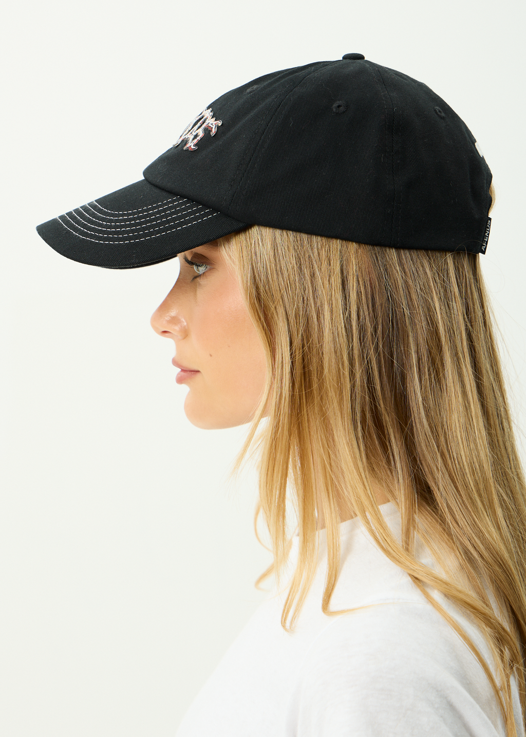 AFENDS Mens Kharma - Six Panel Cap - Black