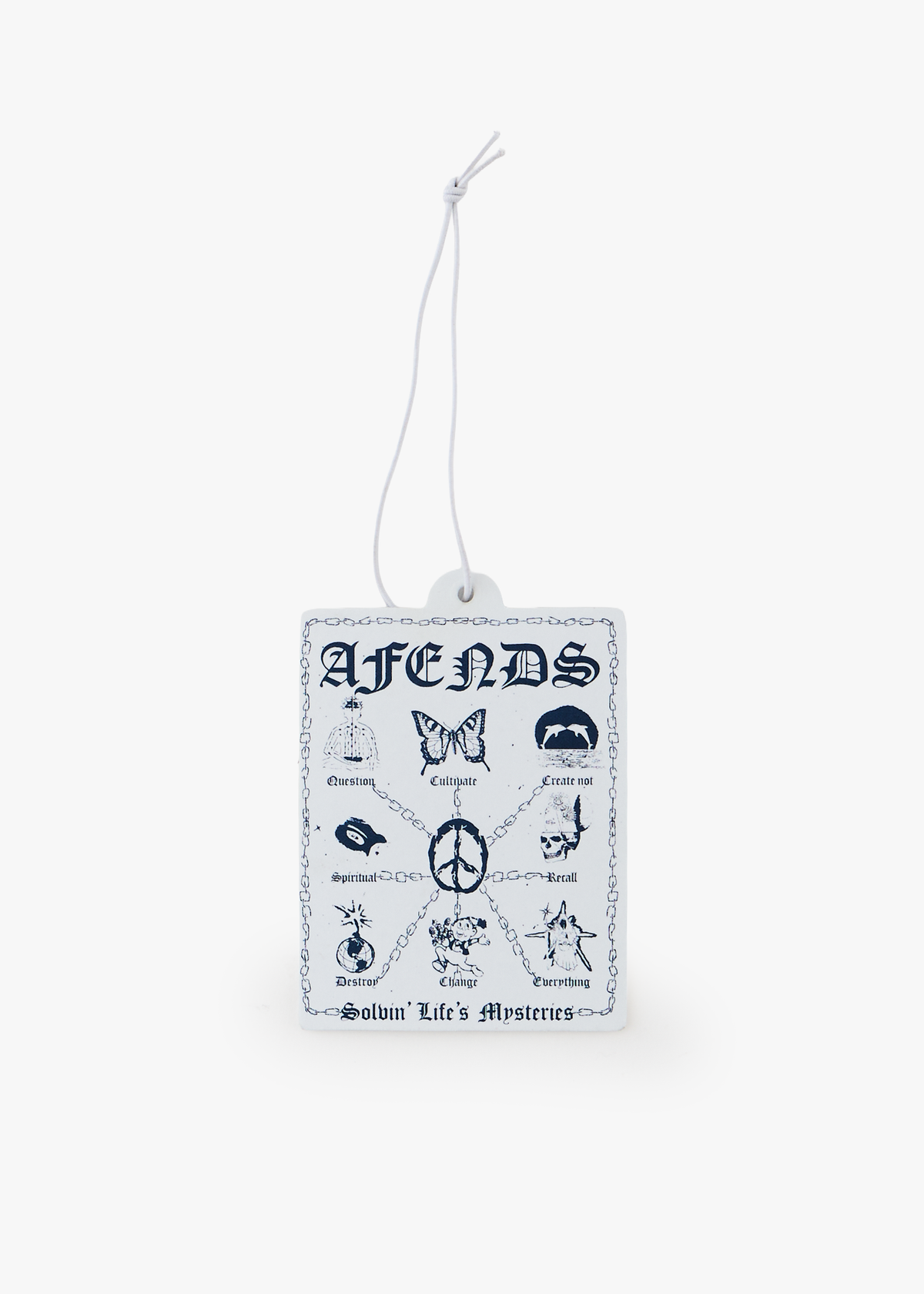 AFENDS Unisex Spiritual - Air Freshner - White