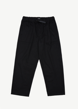 Afends Mens Cabal - Hemp Elastic Waist Technical Pants - Black - Afends mens cabal   hemp elastic waist technical pants   black 