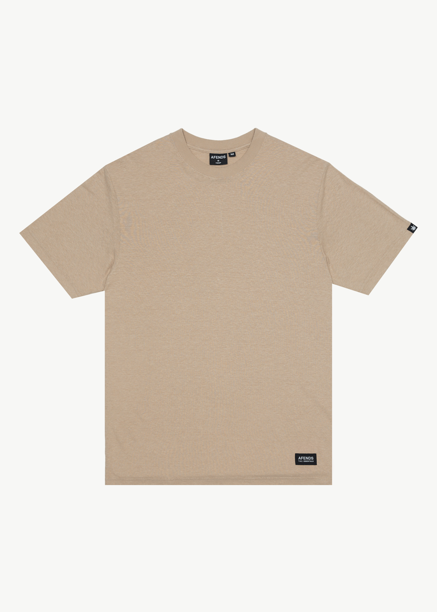 AFENDS Mens Classic - Retro Tee - Taupe