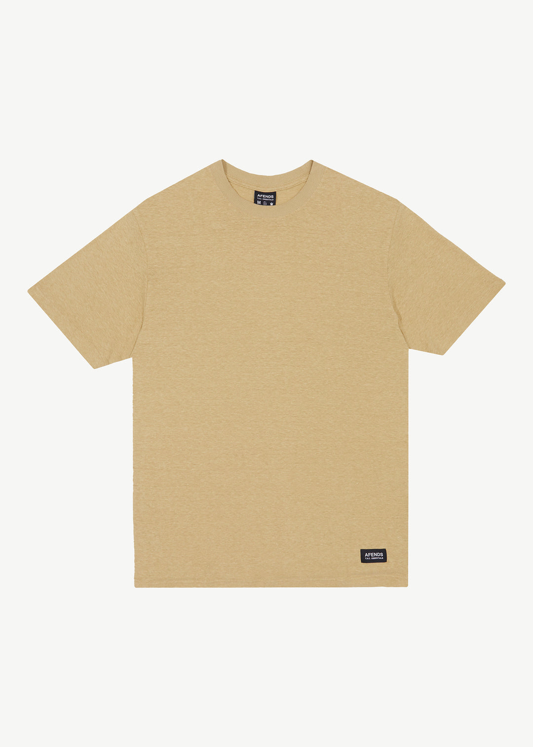 AFENDS Mens Classic - Retro Fit Tee - Camel 