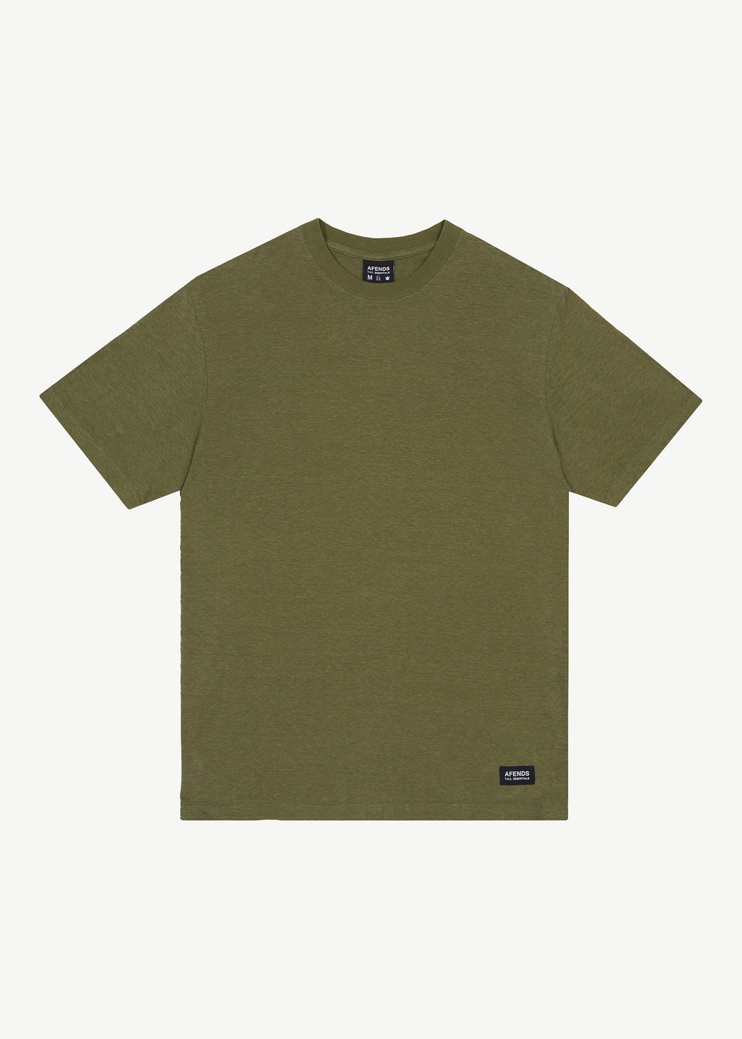 AFENDS Mens Classic - Retro Fit Tee - Military 