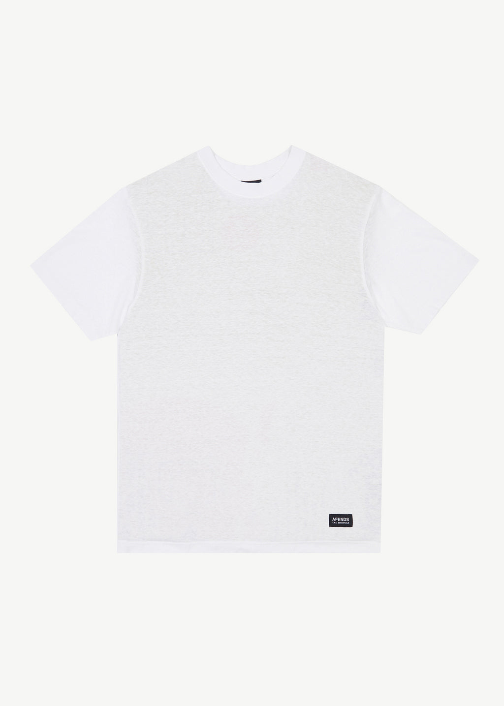 AFENDS Mens Classic - Retro Tee - White