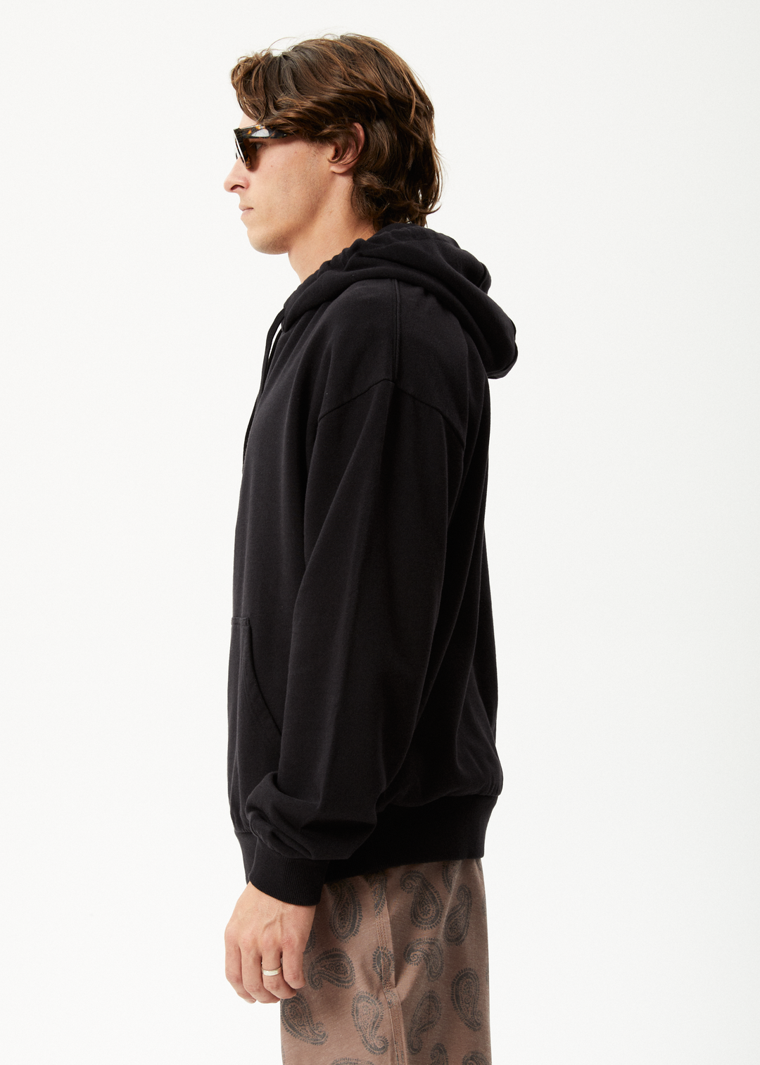 AFENDS Mens Intergalactic - Graphic Hoodie - Black 