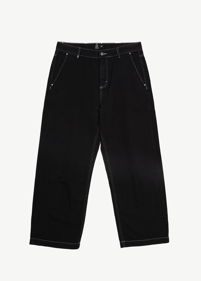 Pala - Unisex Recycled Puffer Pants - Black - Afends AU.
