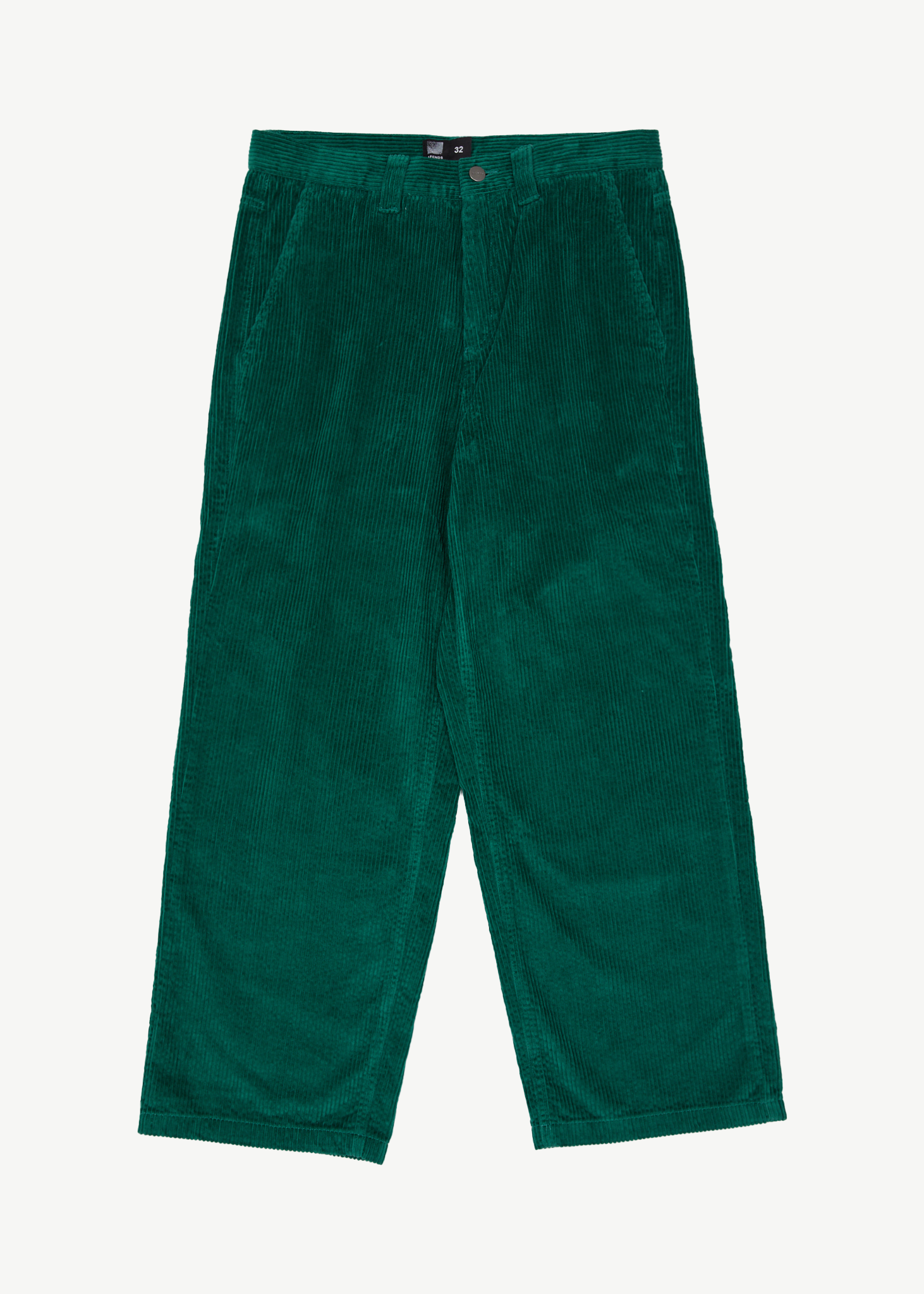 AFENDS Mens Pablo Union Corduroy Baggy Pant Emerald - Main Image