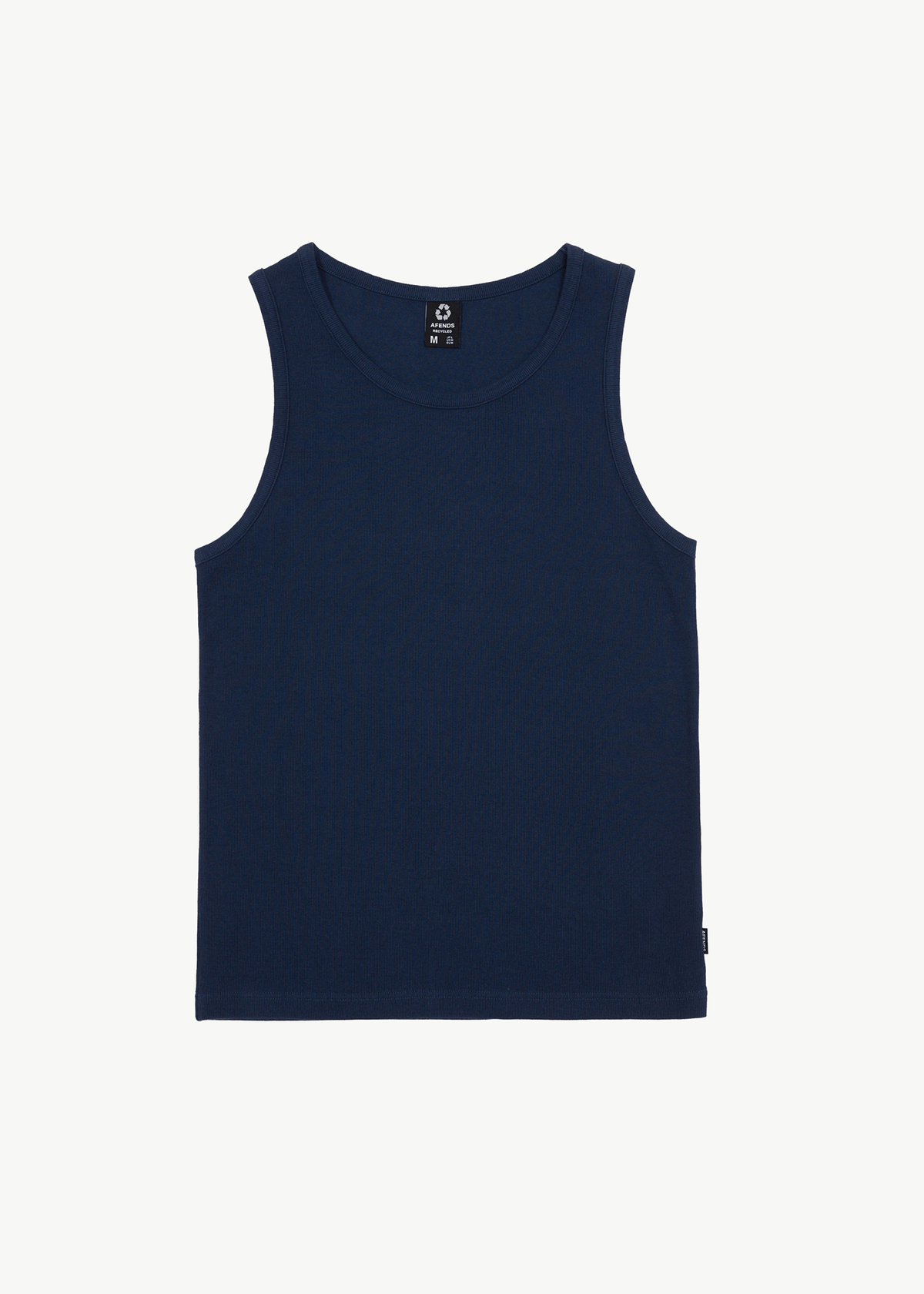 AFENDS Paramount - Rib Singlet - Navy
