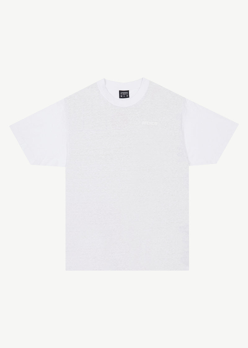 AFENDS Mens Staple - Boxy Fit Tee - White