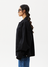 Afends Unisex Oracle - Workwear Jacket - Black - Afends unisex oracle   workwear jacket   black 