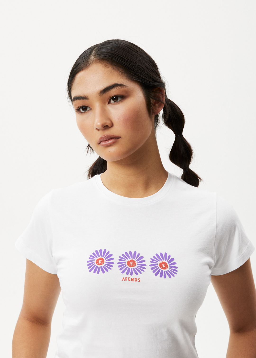 AFENDS Womens Daisy - Baby T-Shirt - White 