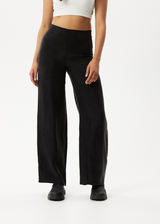 Afends Womens Gemma - Recycled Pant - Black - Afends womens gemma   recycled pant   black 