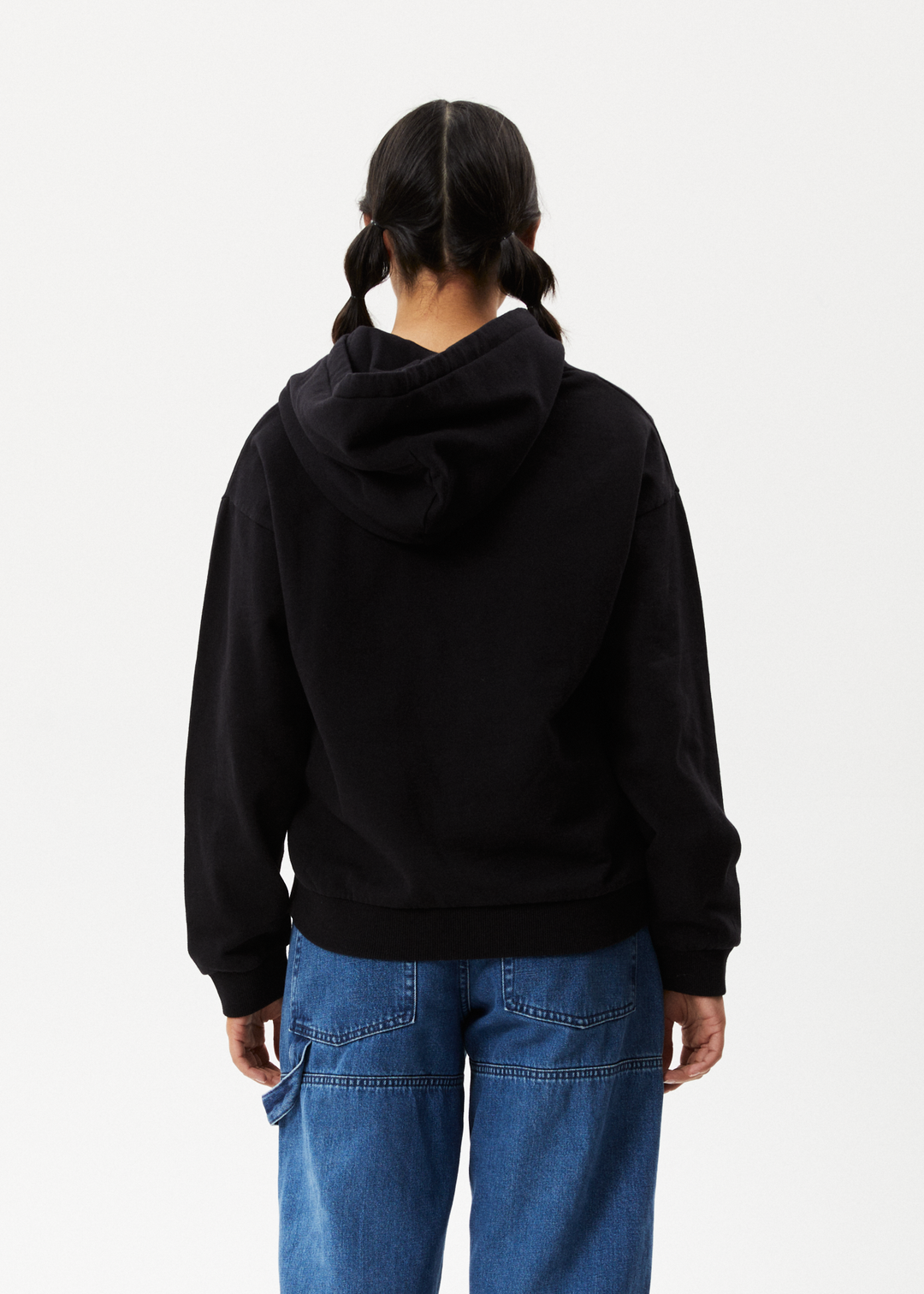 AFENDS Womens Lilah - Logo Hoodie - Black 