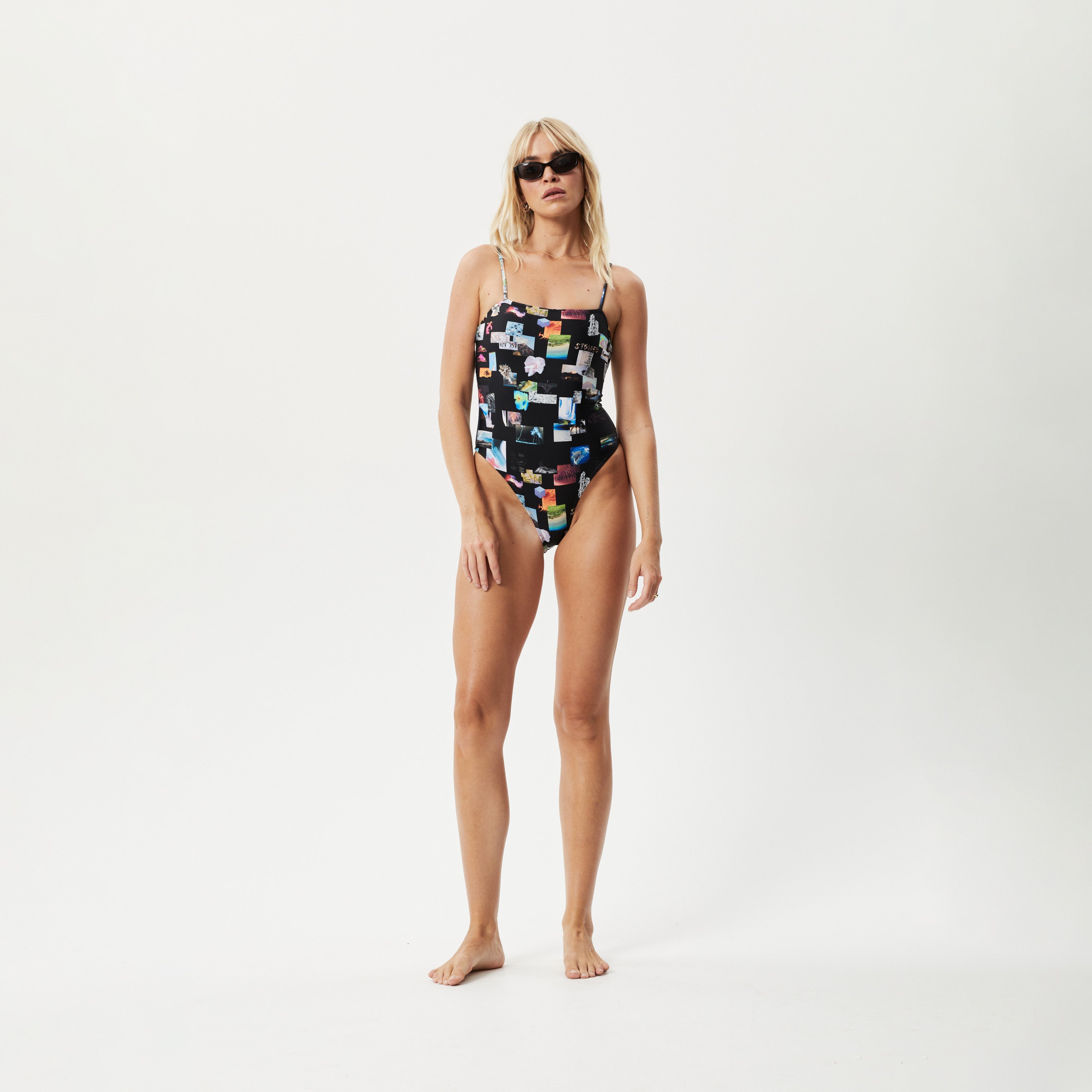 AFENDS Womens Under Pressure - One Piece - Black W234711-BLK-XS