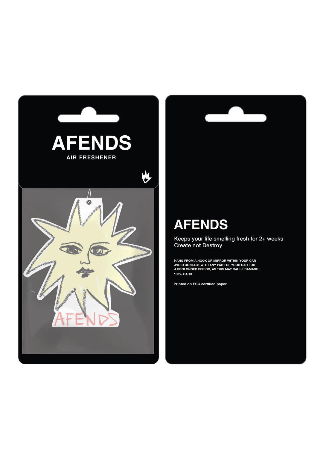 AFENDS Womens Sunbake - Air Freshner - Lemon