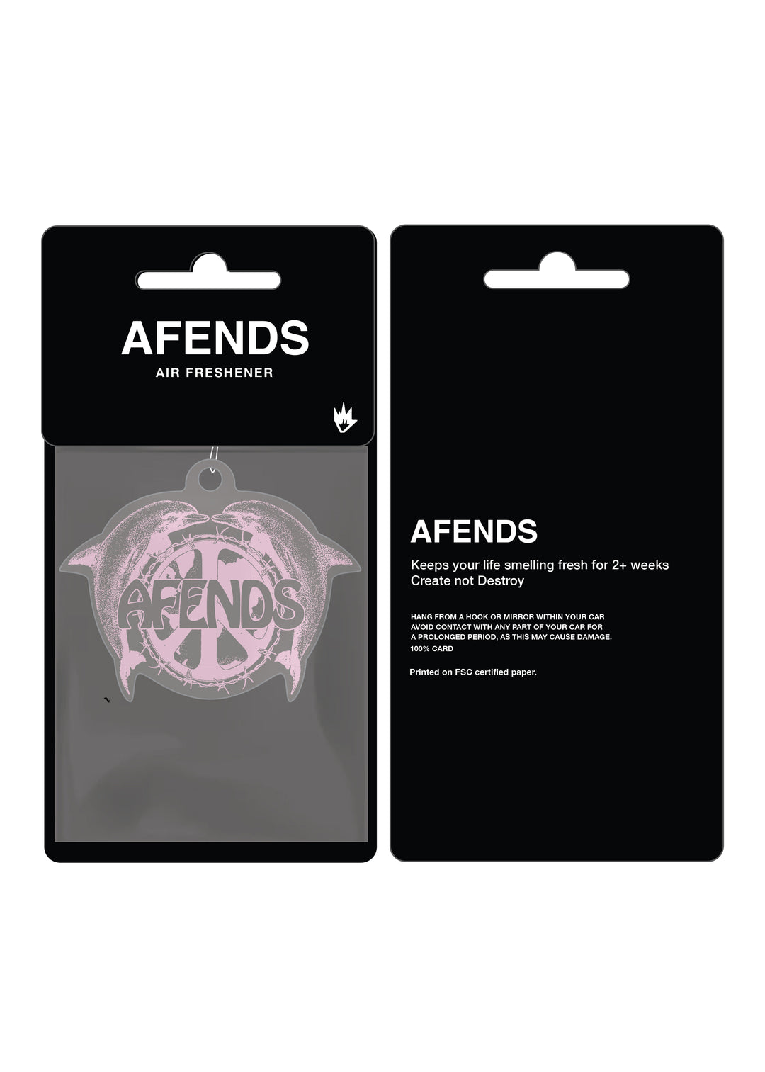 AFENDS Womens Dolphends - Air Freshener - Black