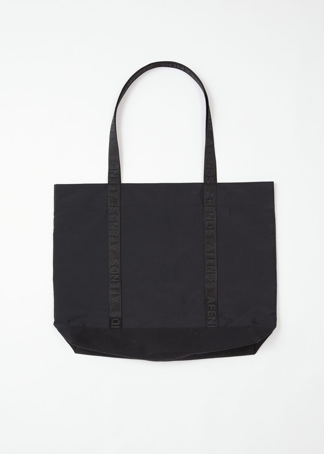 AFENDS Mens Outline Oversized Tote Bag Black