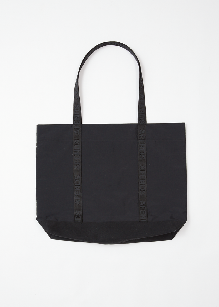 AFENDS Mens Outline - Oversized Tote Bag - Black