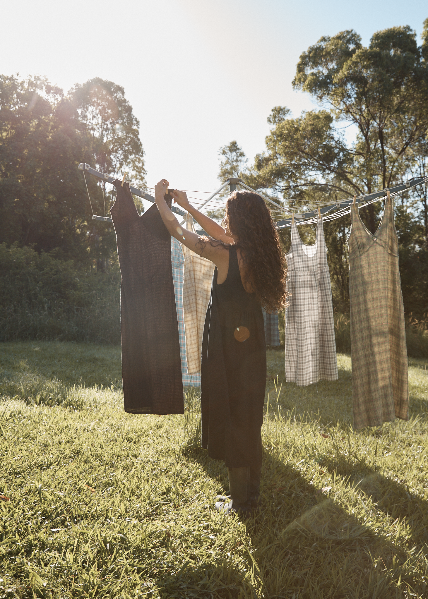 AFENDS Womens Jesse - Midi Dress - Black