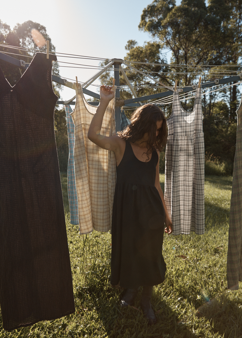 AFENDS Womens Jesse - Midi Dress - Black