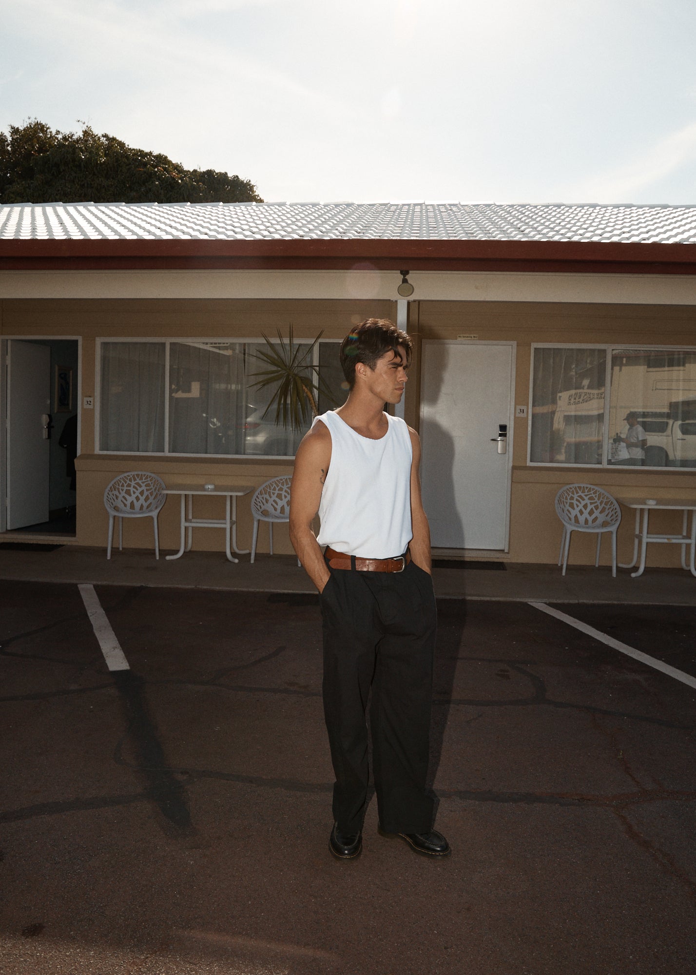 AFENDS Mens Glider - Pleated Pant - Black