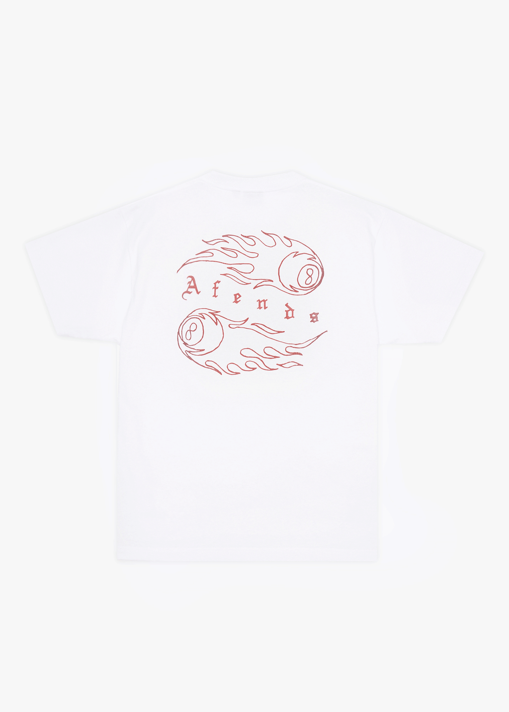 AFENDS Mens Off Balance - Heavyweight Boxy Tee - White