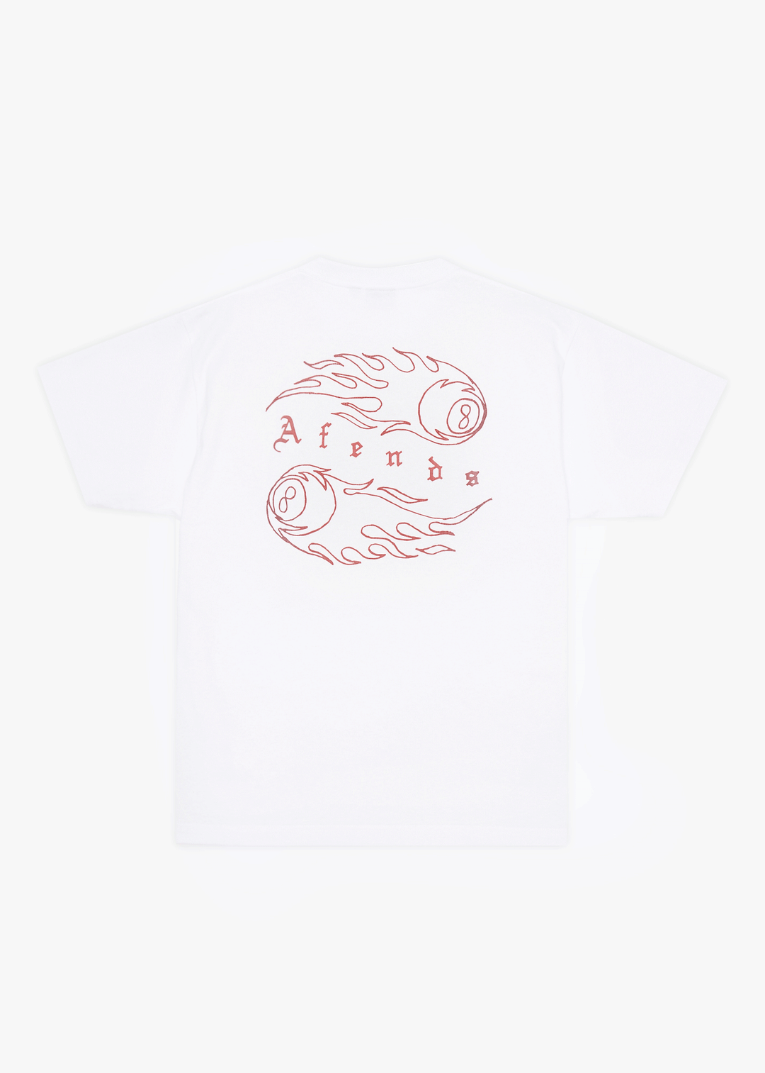 AFENDS Mens Off Balance - Heavyweight Boxy Tee - White