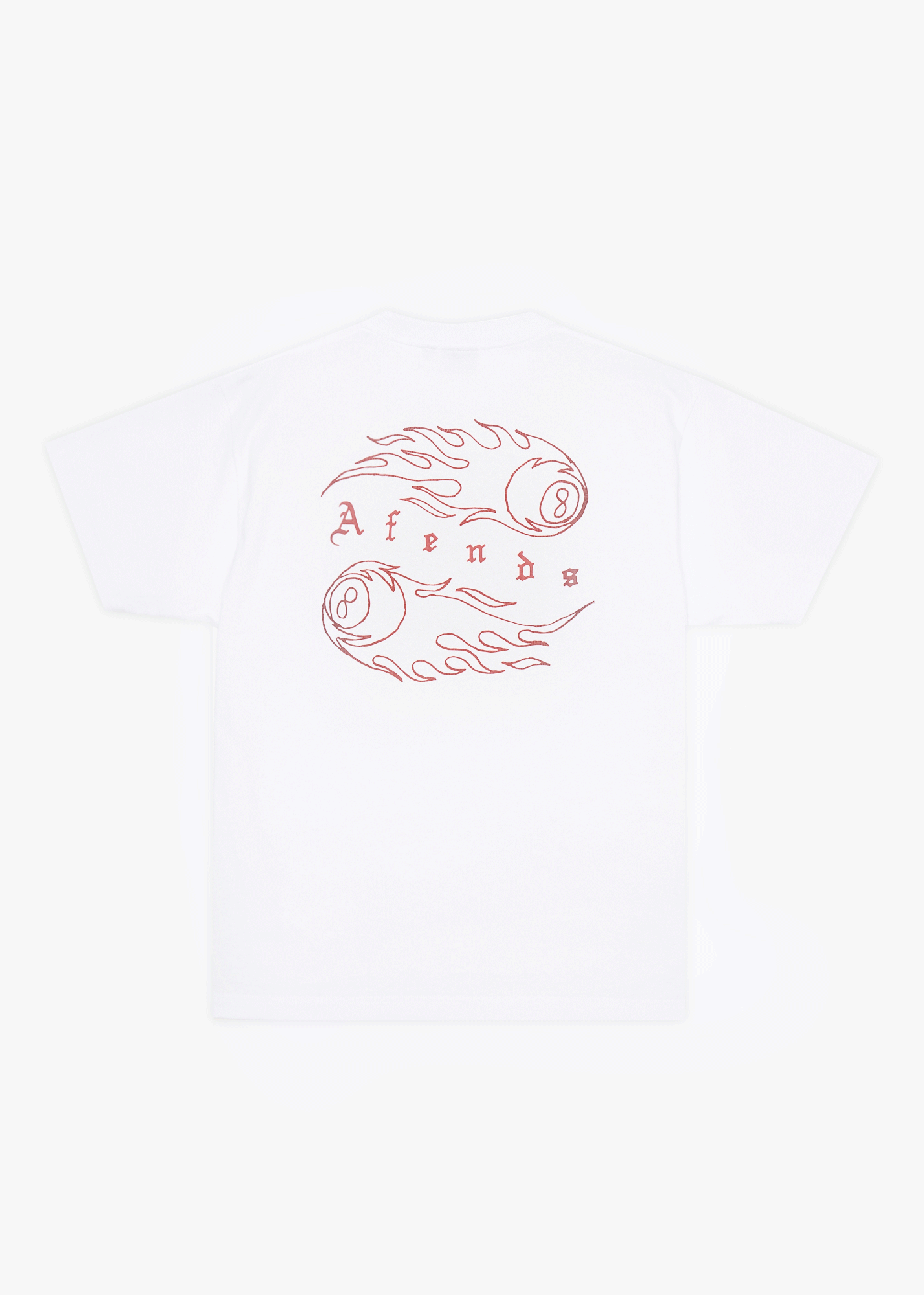 AFENDS Mens Off Balance - Heavyweight Boxy Tee - White