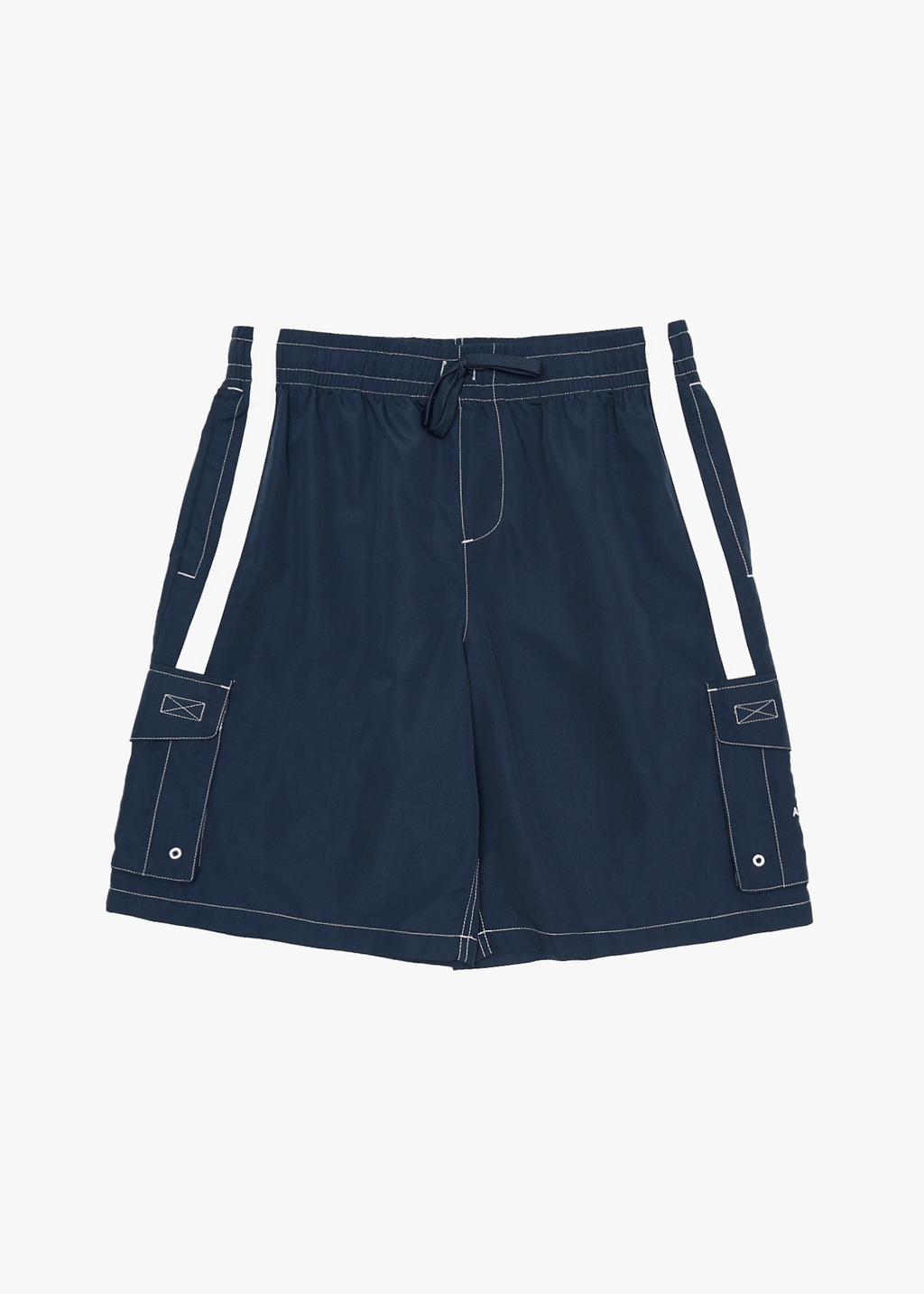 AFENDS Mens House Related - Cargo Swim Short 20" - Navy