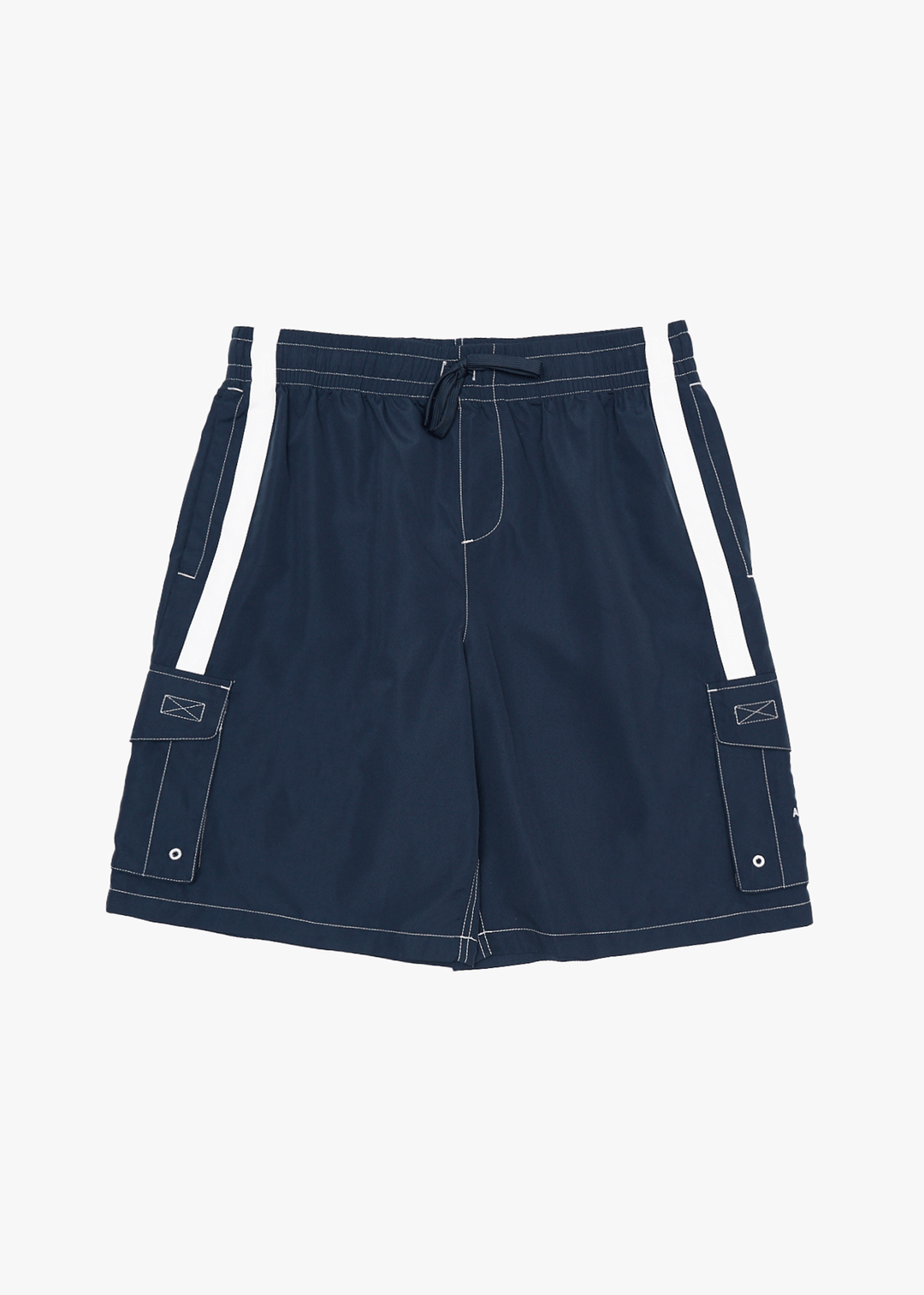 AFENDS Mens House Related - Cargo Swim Short 20" - Navy